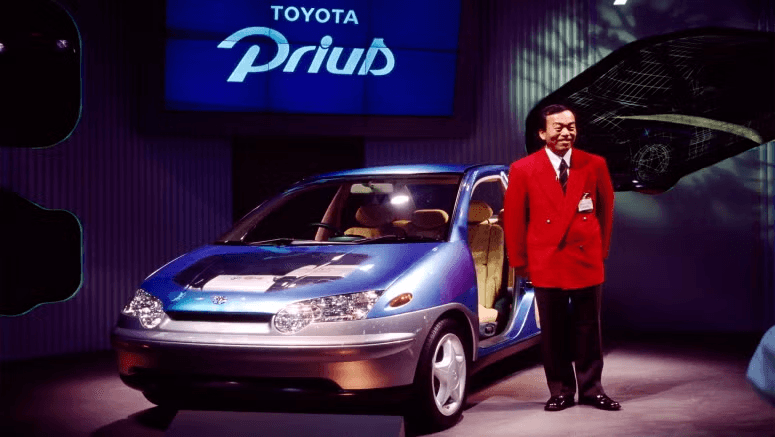 The original Toyota Prius shape signaled eco consciousness without saying a word.
